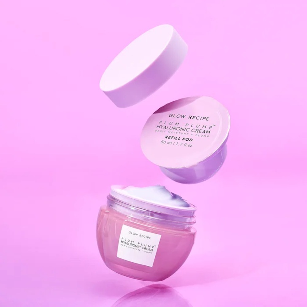 *UNOPENED* Glow Recipe Plum Plump Hyaluronic Acid Moisturizer Refill + Tub!